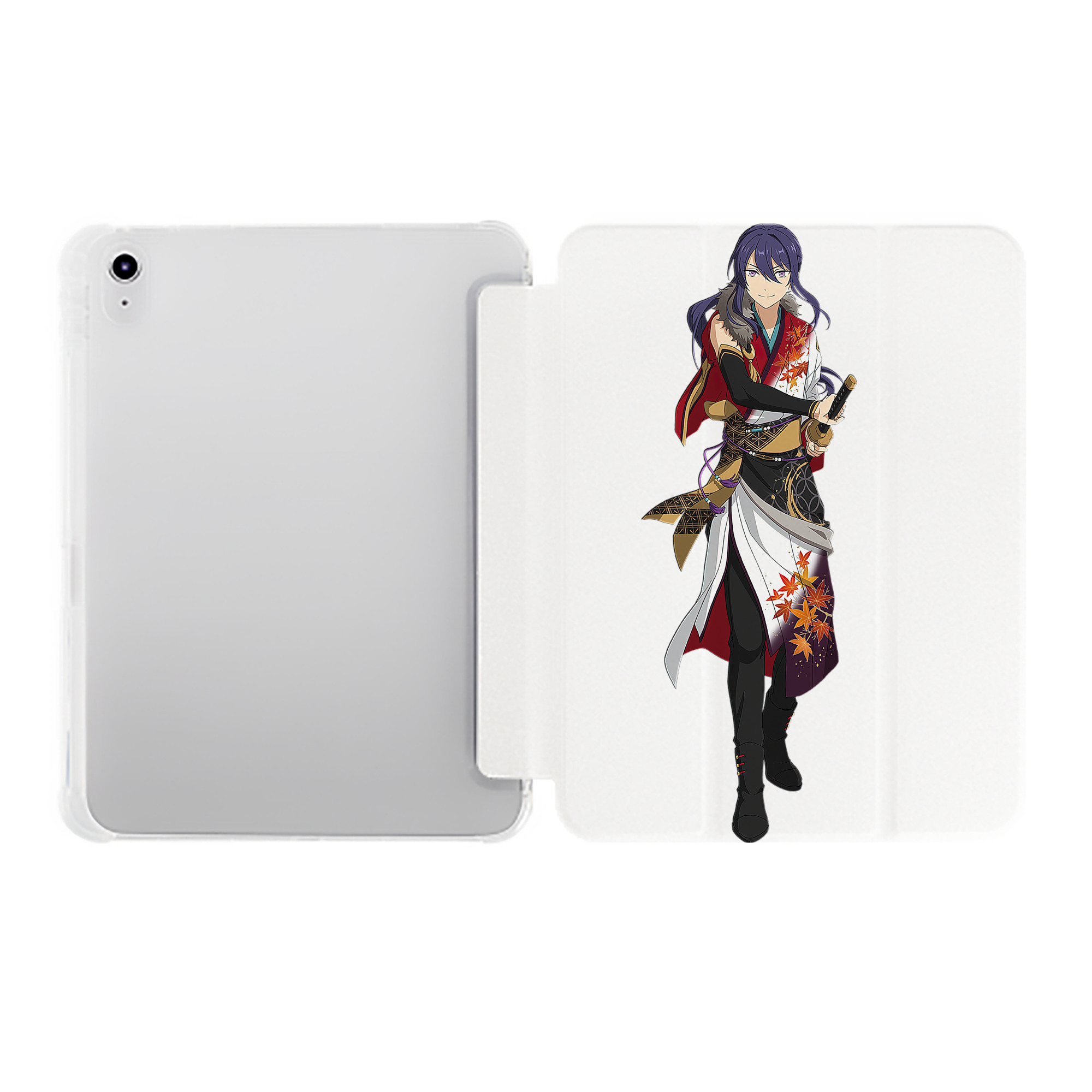 （画像用） あんさんぶるスターズ! Ensemble Stars IPad ケース ペン収納付き 三つ折りスタンド PUレザー×シリコン 対応機種9.5/10.5/10.9インチ